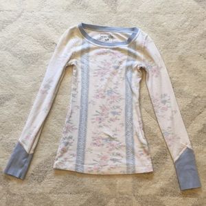 Free People Patterned Fitted Thermal